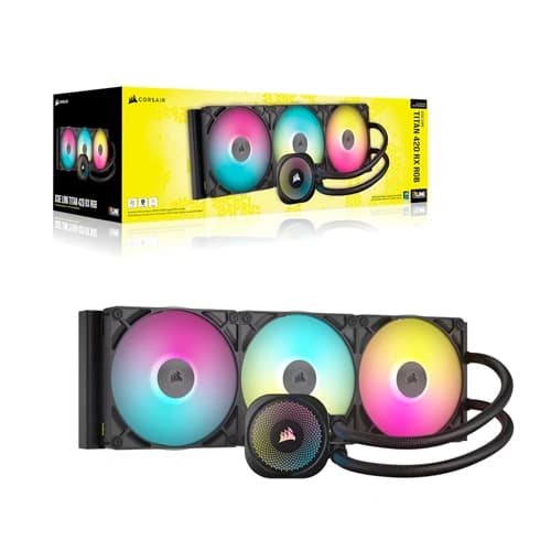 CORSAIR iCUE LINK Titan 420 RX RGB CPU Liquid Cooler